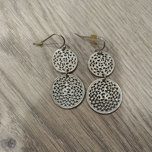 Silver-tone earrings